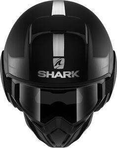 Шлем SHARK STREET DRAK TRIBUTE RM MAT Black/Chrome/Silver L, фото 2