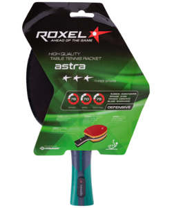 Ракетка для настольного тенниса 3* Roxel Astra, коническая, фото 4