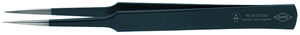Пинцет универсальный ESD, нерж, 130 мм, гладкие прямые заострённые губки KNIPEX KN-922872ESD