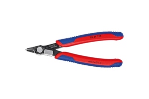 Бокорезы прецизионные, чернёные, зажим для проволоки Electronic Super Knips KNIPEX KN-7841125, фото 1