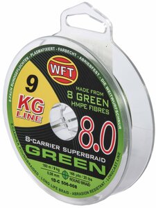 Шнур плетёный WFT KG x8 Green 150/008, фото 1