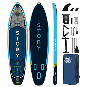 Сапборд TechTeam Fuse 365x86x15 см,бирюзовый, фото 2