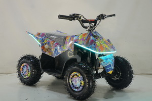 Квадроцикл Toyland ATV-2E 36V1000W Мульти зеленый (Multi 9), фото 5