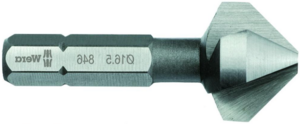 Бита-зенкер Wera конический трёхканавочный 90°, 1/4" C6.3, 16.50 x 40 мм 846/1, фото 3