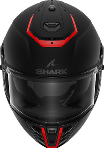 Шлем SHARK SPARTAN RS BLANK MAT Black/Red/Black XXL, фото 3