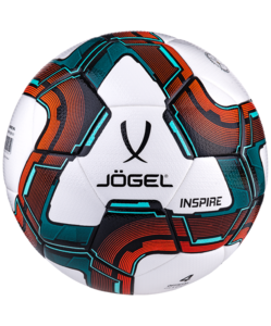 Мяч футзальный Jögel Inspire №4, белый/черный/красный, фото 1