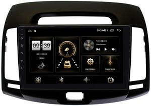 Штатная магнитола LeTrun 4166-9-680 для Hyundai Elantra IV (HD) 2006-2011 (черная) на Android 10 (4G-SIM, 3/32, DSP, QLed), фото 1