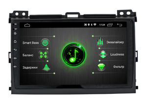 Штатная магнитола Incar DTA-2209 для Toyota LC Prado 120 Android 9.0 с процессором DSP