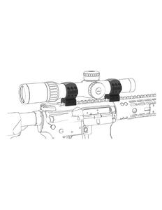 Кольца Vector Optics, D34мм, низкие, H28мм, Weaver, 6 винтов (SCTM-52) на винтах, фото 8