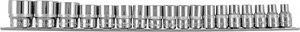 Ombra 912018 Набор головок торцевых 1/2"DR на держателе, 8-32 мм, 18 предметов