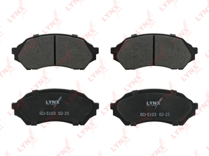 Колодки тормозные передние LYNXauto BD-5103. Для: MAZDA(Мазда) 323 98-04, фото 2