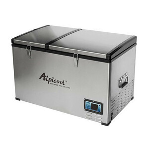 Автохолодильник компрессорный двухкамерный Alpicool BCD80 (12/24/220В), фото 1