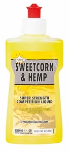 Аттрактант Dynamite Baits Xl Liquid - Sweetcorn & Hemp 250 мл.