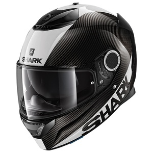 Шлем SHARK SPARTAN CARBON 1.2 SKIN White/Black/Glossy Carbon XXL