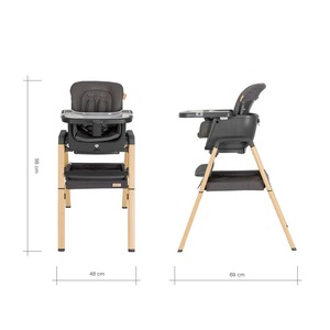 Стул для кормления Tutti Bambini High chair NOVA Complete Grey/Oak 611010/3590B, фото 7