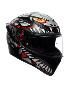Шлем AGV K1 S E2206 Lyzard Matt Black/Grey/Red XL, фото 1