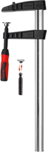 Струбцина BESSEY из ковкого чугуна 800/120, усилие 7 кН, с 2-компонентной рукояткой BE-TGK80-2K, фото 2