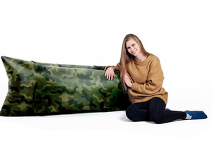 Надувной диван БИВАН Классический, цвет хаки, фото 7