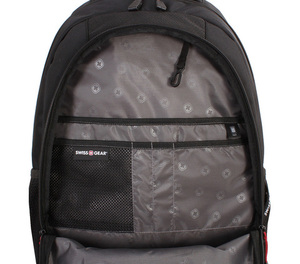 Рюкзак Swissgear 15", черный/красный, 34х18x47 см, 29 л, фото 5