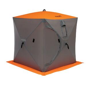 Палатка зимняя Куб 1,5х1,5 orange lumi/gray (HS-ISC-150OLG) Helios, фото 2