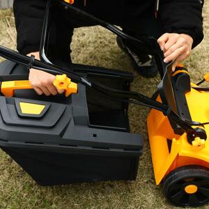 Газонокосилка аккумуляторная бесщеточная DEKO DKLM40V, 2х20В, 2x5.0Aч, двойное з/у, 370мм + мойка аккумуляторная, фото 10