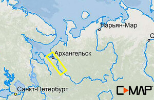 Карта C-MAP RS-N517 - Северная Двина низовье, фото 1
