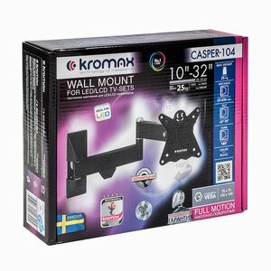 Кронштейн для LED/LCD телевизоров Kromax CASPER-104 black, фото 9