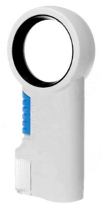 Лупа Kromatech ручная круглая 8х, 44 мм, с фонариком и подсветкой (1 LED), белая TH-7010