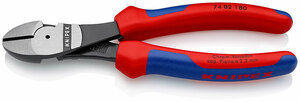 Бокорезы особо мощные, 180 мм, фосфатированные, 2-комп ручки, SB KNIPEX KN-7402180SB, фото 1