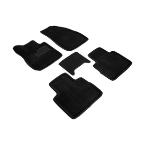 Ворсовые 3D коврики Seintex для Exeed RX 2023-н.в. (черные, 99104), фото 1