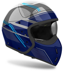 Шлем Airoh J110 SLIM Blue Glossy S (глянцевый), фото 5