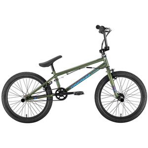 Велосипед Stark'22 Madness BMX 2 зеленый/голубой/зеленый