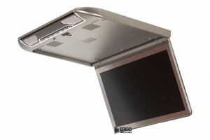 Автомобильный потолочный монитор 13.3" со встроенным Full HD медиаплеером ERGO ER13S (серый), фото 4