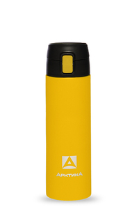 Термокружка Арктика (0,5 литра), текстурная желтая, фото 4