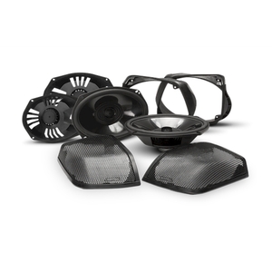 Динамики Rockford Fosgate TMS69BL14 для установки в штатные кофры мотоцикла Harley-Davidson, фото 2