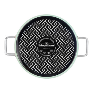 Кастрюля низкая с крышкой Vitrinor Nordic Mint 24, фото 4