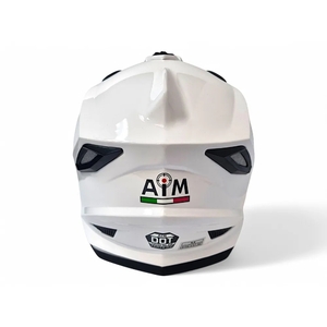 Шлем AiM JK802 глянцевый White Glossy S, фото 4