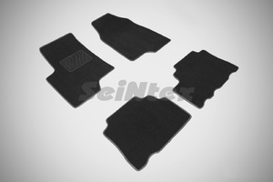 Ворсовые LUX коврики в салон Seintex для Chevrolet Captiva 2013-2016 / Opel Antara 2012-н.в. (черные, 85216)