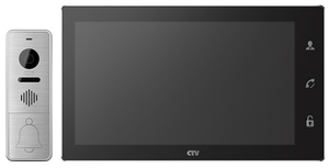 Комплект видеодомофона CTV-DP4106AHD (черный), фото 1