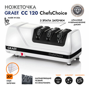 Ножеточка GRAEF CC-120 weiss, фото 1