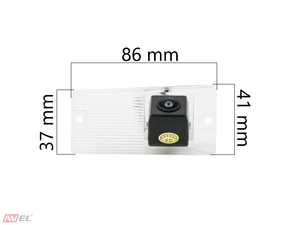 Штатная камера заднего вида Avel AVS327CPR (#037) для HYUNDAI H1 STAREX / KIA SPORTAGE II (2005-2010) / CARNIVAL