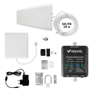 Готовый комплект усиления сотовой связи VEGATEL VT-900E/3G-kit (дом, LED), фото 1