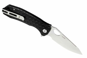 Нож Honey Badger Leaf M с чёрной рукоятью, фото 2