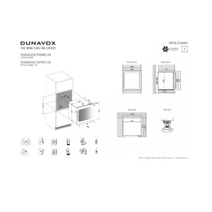 Винный шкаф Dunavox DVP-25.65DB, фото 8