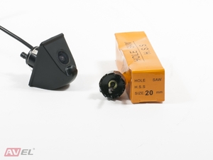 Универсальная камера заднего/ переднего вида AVS310CPR (#007) с омывателем, фото 4