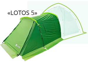 Спальная палатка Лотос 5 Саммер, фото 1