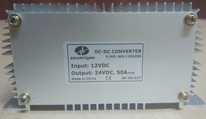 Преобразователь постоянного тока в постоянный Wengao WG-12S2450(12>24В, 50А), фото 2
