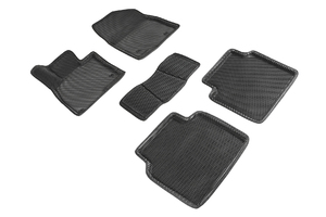 Коврики EVA 3D соты для Mazda 6 new 2012-н.в. (черные, 95417), фото 1