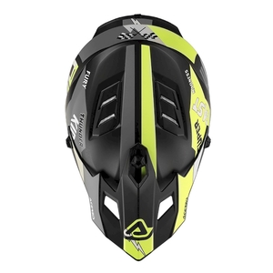 Мотошлем детский кроссовый Acerbis Profile Junior матовый черный/желтый M, фото 3