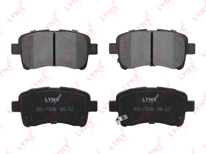 Колодки тормозные передние LYNXauto BD-7308. Для SUZUKI Сузуки Liana 1.3-1.6 02, фото 2